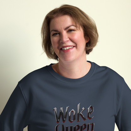 WOKE QUEEN Unisex organic sweatshirt