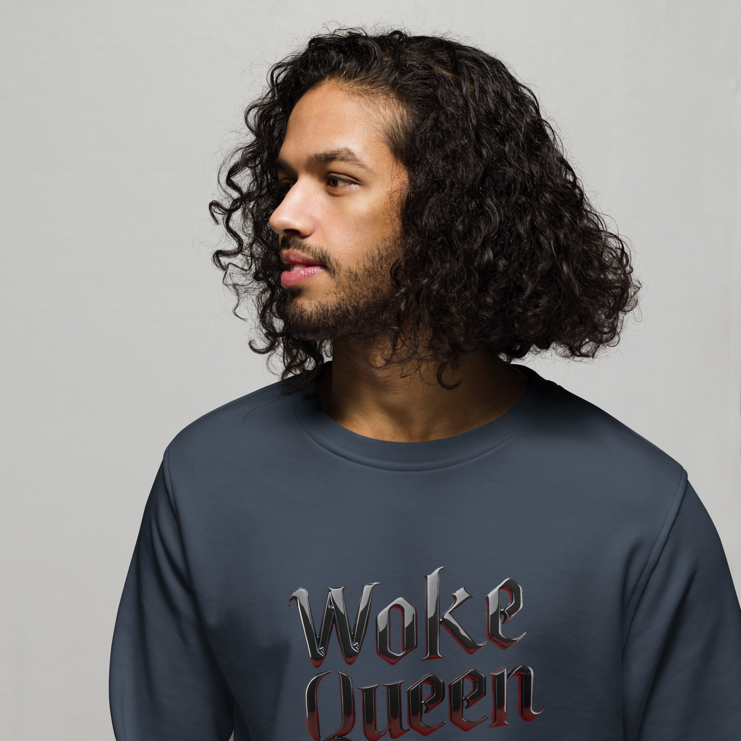 WOKE QUEEN Unisex organic sweatshirt