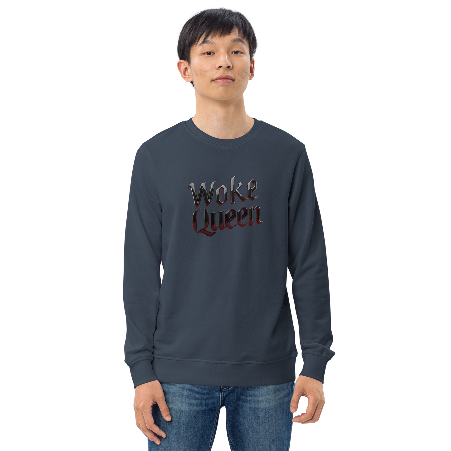 WOKE QUEEN Unisex organic sweatshirt