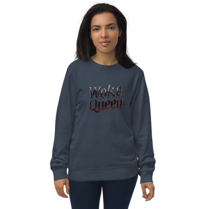 WOKE QUEEN Unisex organic sweatshirt