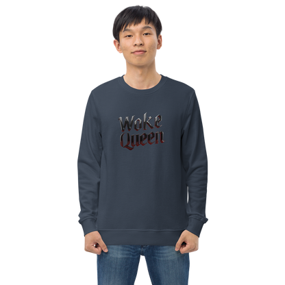 WOKE QUEEN Unisex organic sweatshirt