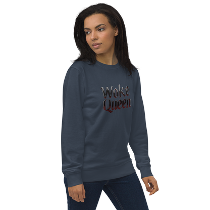 WOKE QUEEN Unisex organic sweatshirt