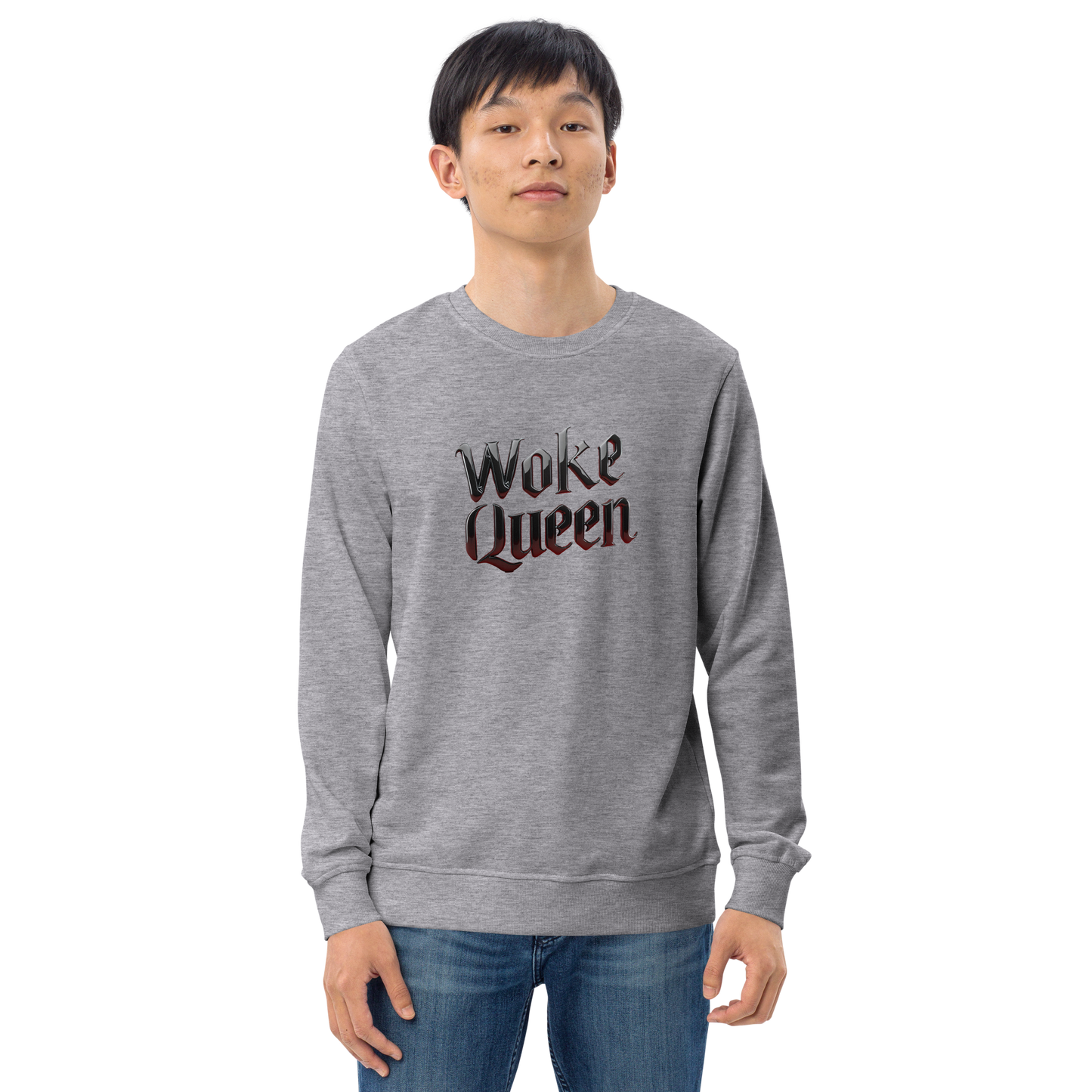 WOKE QUEEN Unisex organic sweatshirt