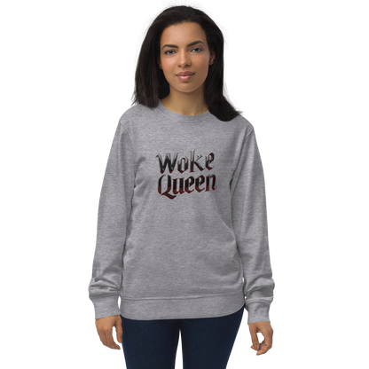 WOKE QUEEN Unisex organic sweatshirt