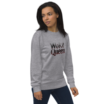 WOKE QUEEN Unisex organic sweatshirt