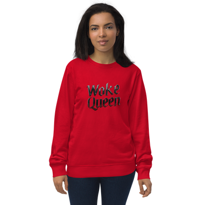 WOKE QUEEN Unisex organic sweatshirt