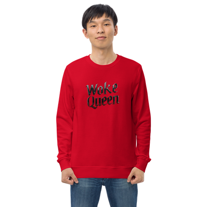WOKE QUEEN Unisex organic sweatshirt