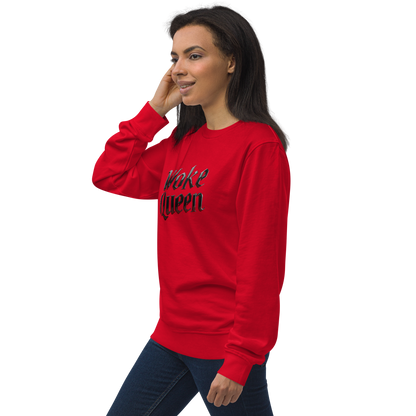 WOKE QUEEN Unisex organic sweatshirt