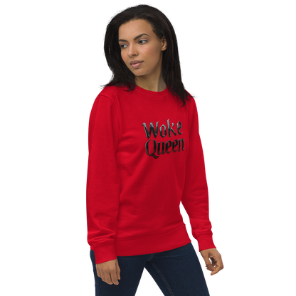 WOKE QUEEN Unisex organic sweatshirt