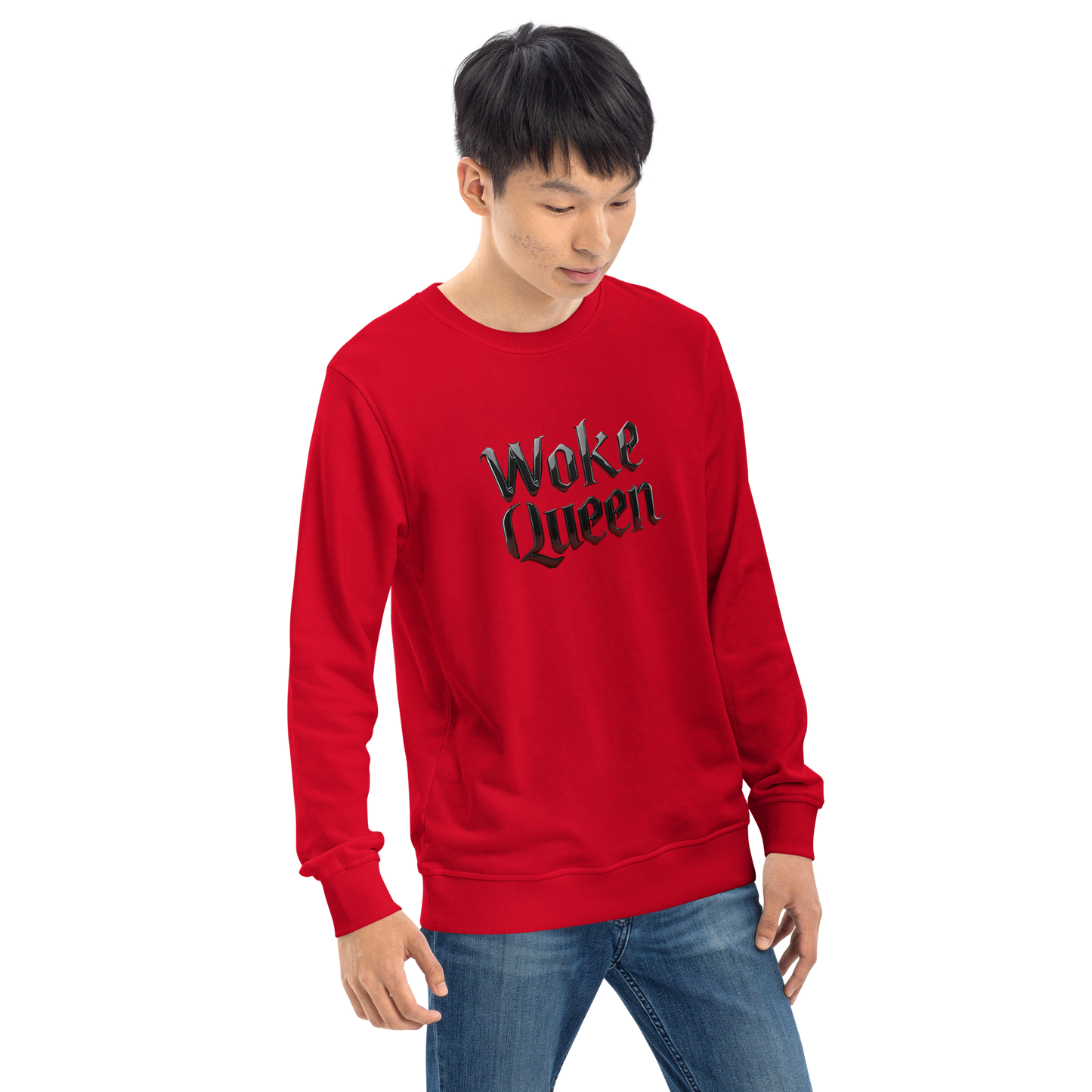 WOKE QUEEN Unisex organic sweatshirt