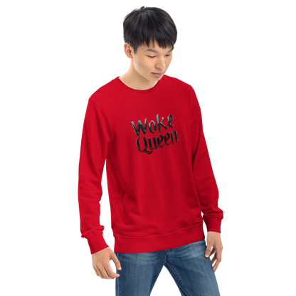 WOKE QUEEN Unisex organic sweatshirt