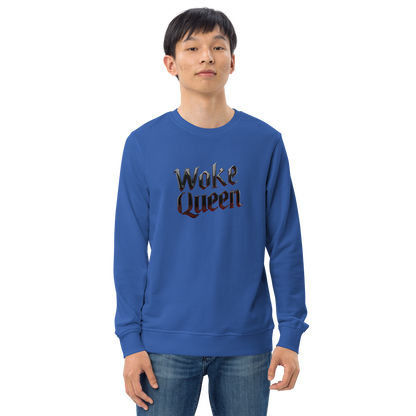 WOKE QUEEN Unisex organic sweatshirt