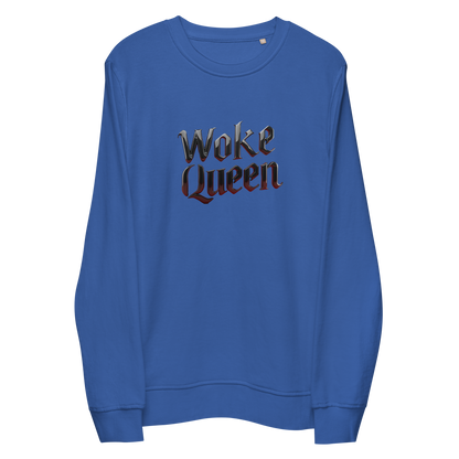 WOKE QUEEN Unisex organic sweatshirt