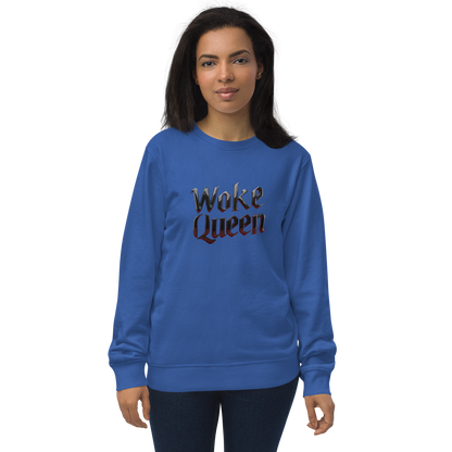 WOKE QUEEN Unisex organic sweatshirt