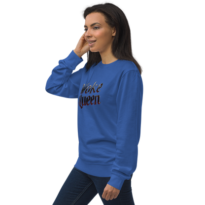 WOKE QUEEN Unisex organic sweatshirt