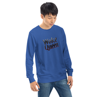 WOKE QUEEN Unisex organic sweatshirt