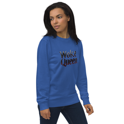 WOKE QUEEN Unisex organic sweatshirt