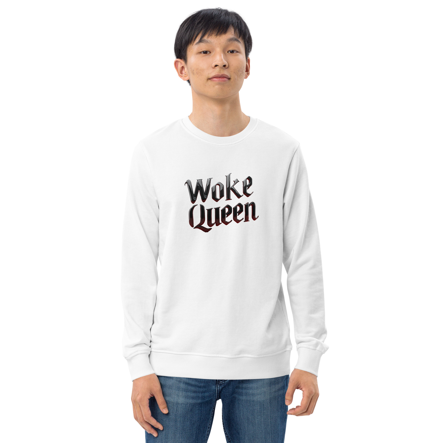 WOKE QUEEN Unisex organic sweatshirt