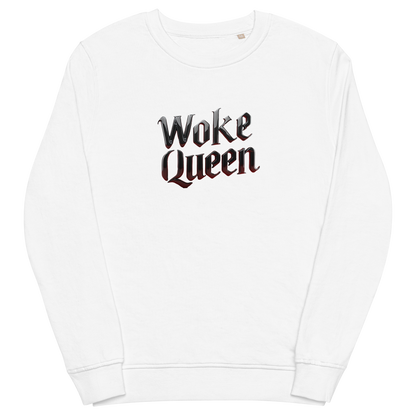 WOKE QUEEN Unisex organic sweatshirt