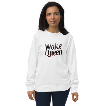 WOKE QUEEN Unisex organic sweatshirt