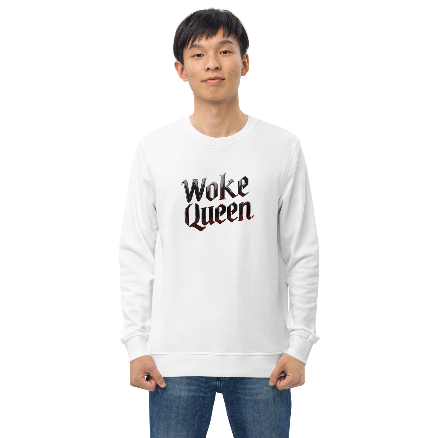 WOKE QUEEN Unisex organic sweatshirt