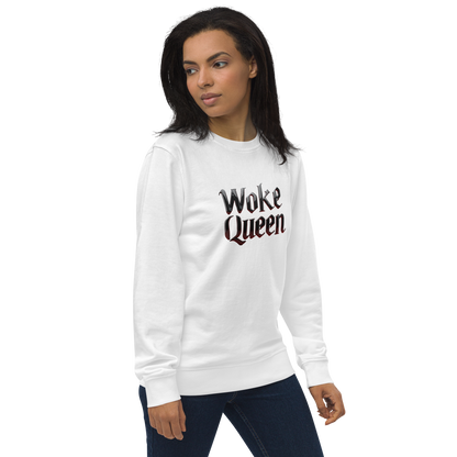 WOKE QUEEN Unisex organic sweatshirt