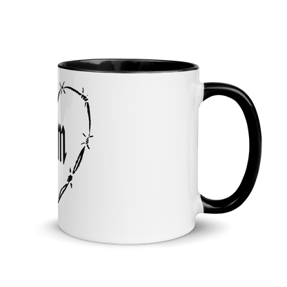 Strong as a Mother Black and White Mug