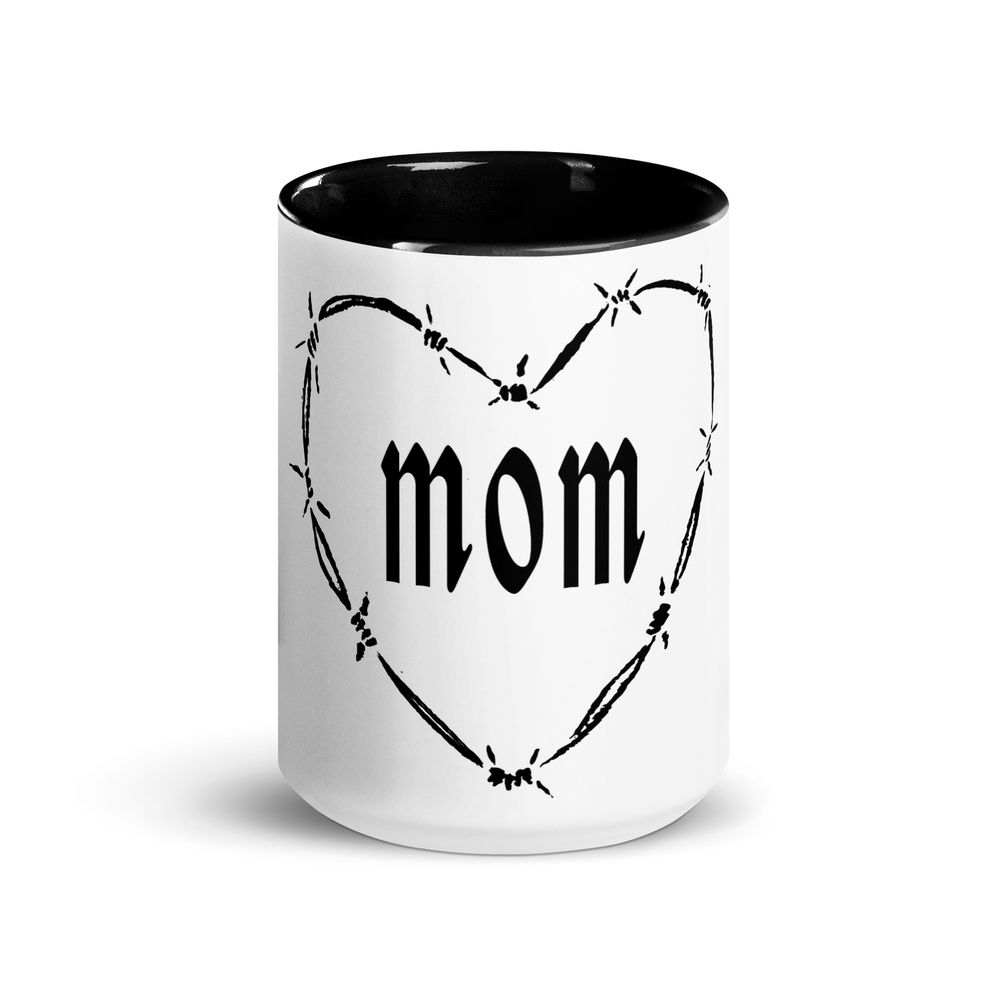Strong as a Mother Black and White Mug
