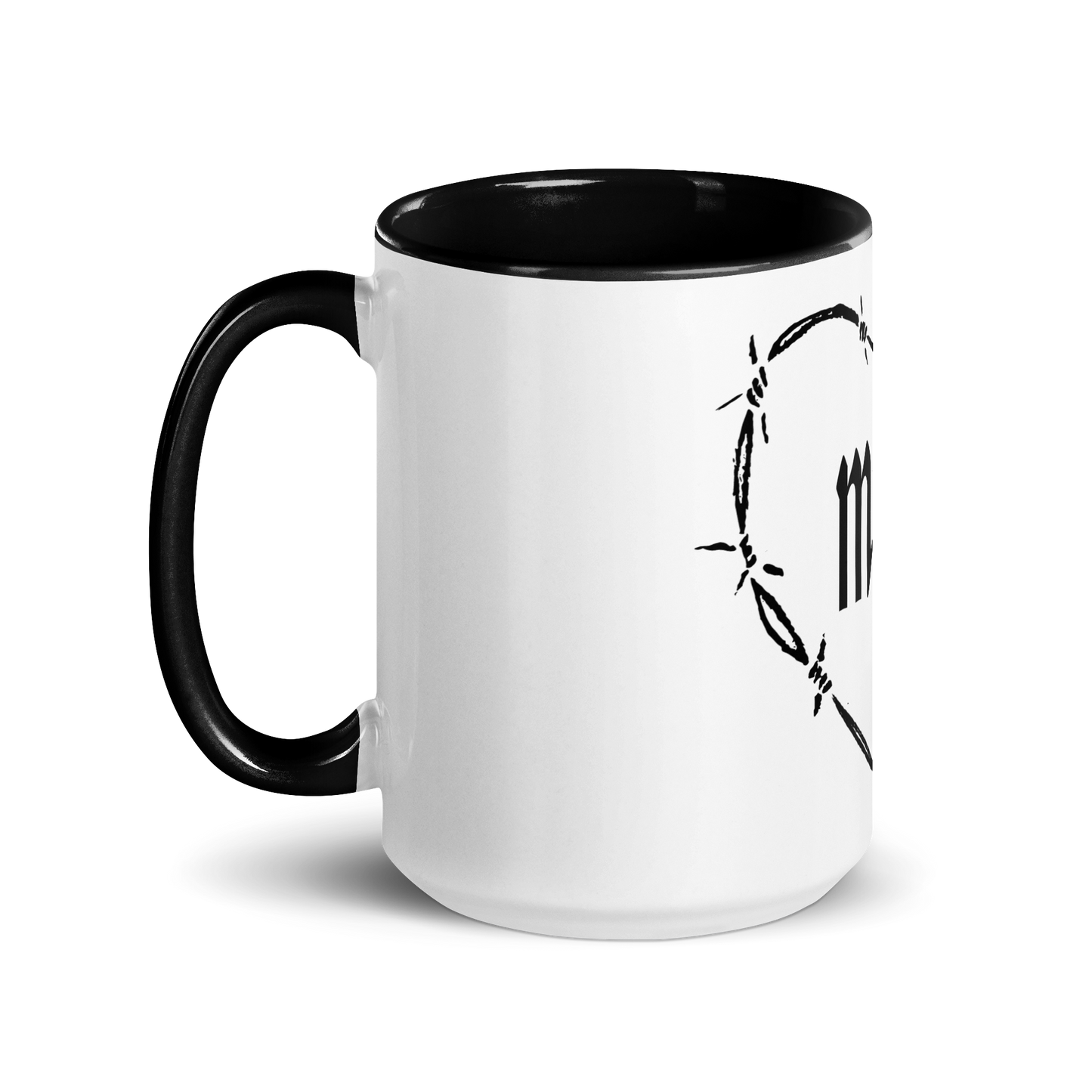 Strong as a Mother Black and White Mug