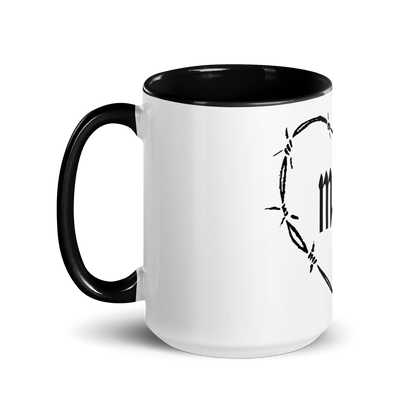 Strong as a Mother Black and White Mug