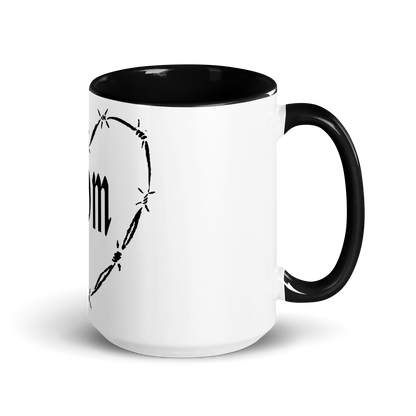 Strong as a Mother Black and White Mug